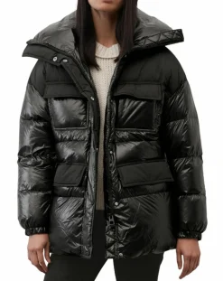 Femme Marc O'Polo Doudoune bimatière Colh noire