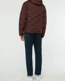 Discount Replay Doudoune Classic Logo bordeaux