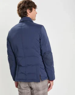 Clearance Hackett London Doudoune Coud bleue