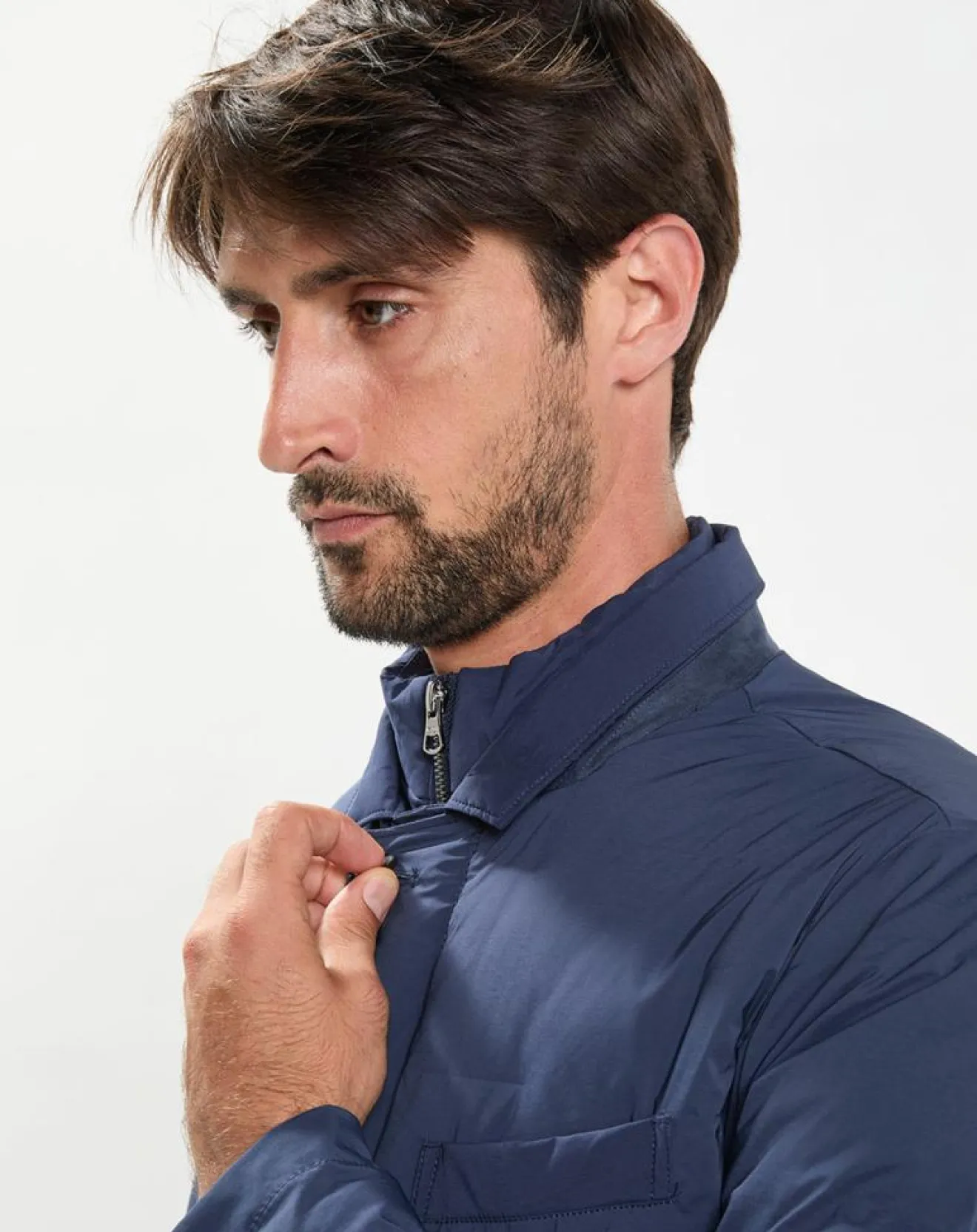 Clearance Hackett London Doudoune Coud bleue