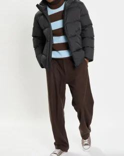 Homme Marc O'Polo Doudoune courte à capuche Puffer noire