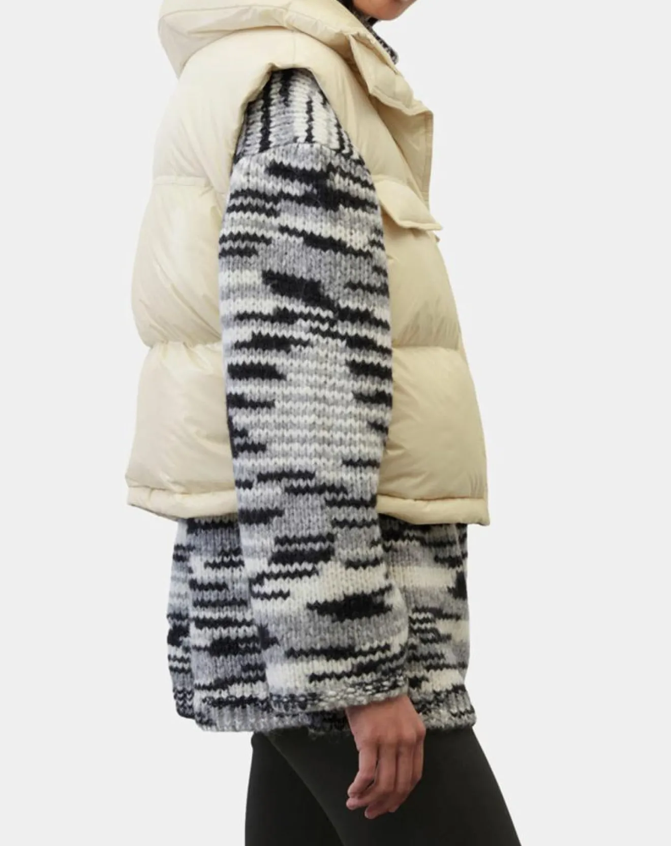 Best Marc O'Polo Doudoune courte sans manches Colh beige