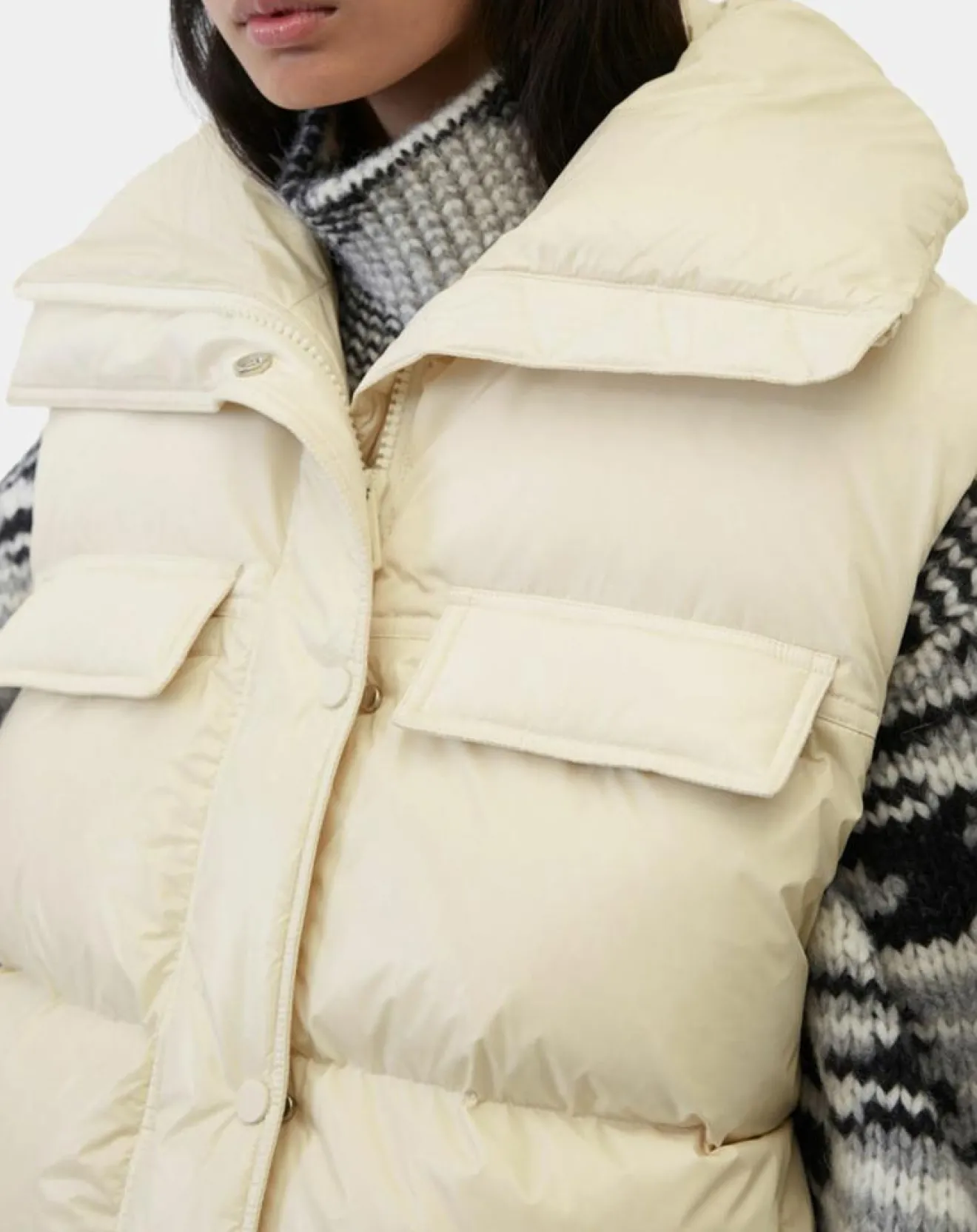 Best Marc O'Polo Doudoune courte sans manches Colh beige