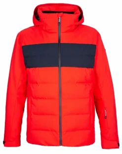 Homme Degré 7 Doudoune de ski bi-stretch Valier incandescent