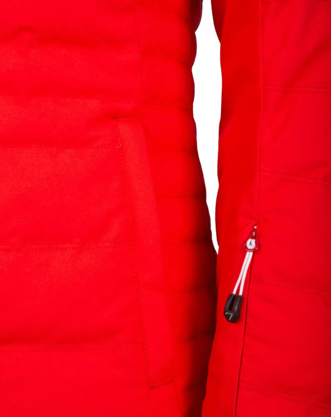 Femme Degré 7 Doudoune de ski Traqui fausse fourrure incandescent