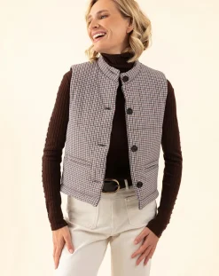 New Indies Doudoune Elvis pied de poule