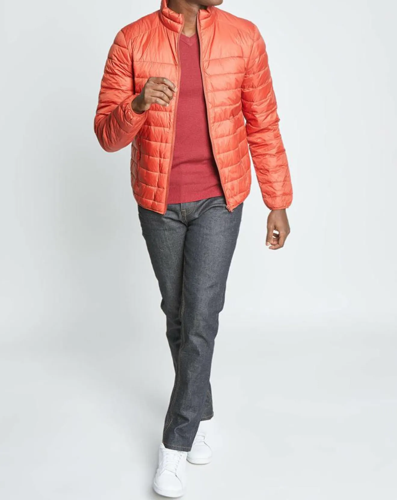 Discount Galeries Lafayette Doudoune légère Lalight orange