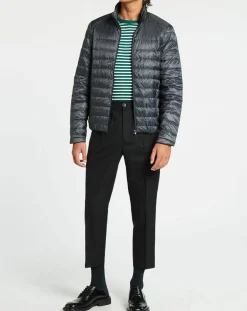 Clearance Galeries Lafayette Doudoune Light gris foncé chiné