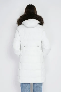 Femme Assuili Doudoune longue avec isolation thermique jusqu'à -20 °C naturel