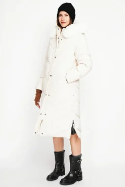 Femme Assuili Doudoune longue crème