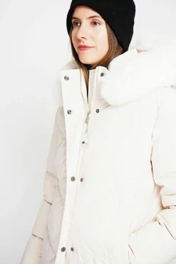 Femme Assuili Doudoune longue crème