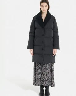 Femme Zapa Doudoune longue Daisy noire