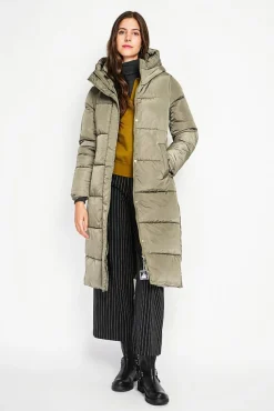 Femme Assuili Doudoune longue kaki