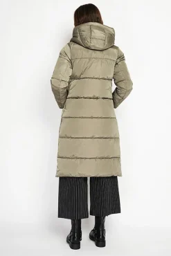 Femme Assuili Doudoune longue kaki