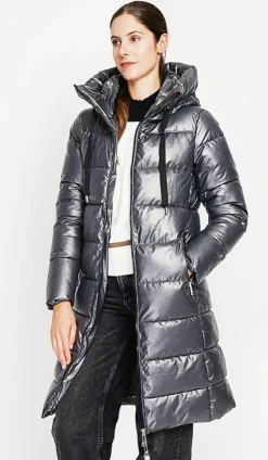 Clearance Assuili Doudoune longue loup