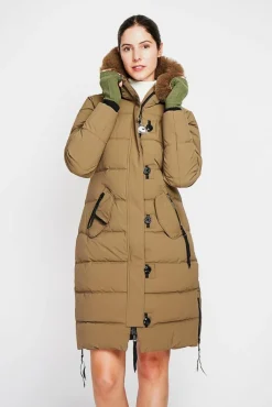 Femme Assuili Doudoune longue marron