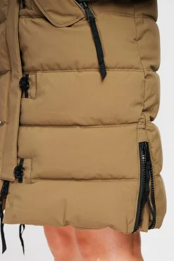 Femme Assuili Doudoune longue marron