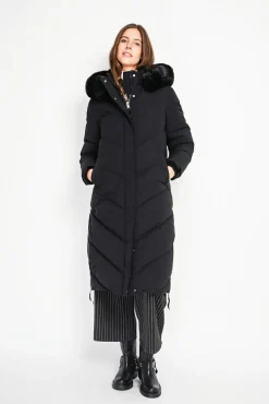 Femme Assuili Doudoune longue noire