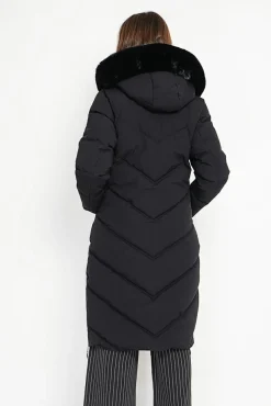 Femme Assuili Doudoune longue noire