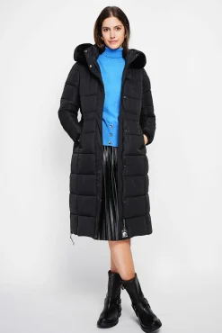 Clearance Assuili Doudoune longue noire