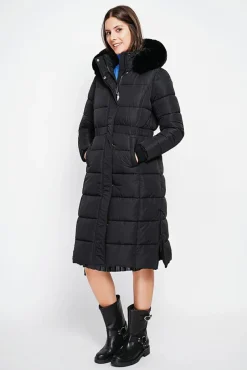 Clearance Assuili Doudoune longue noire