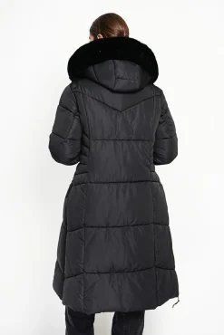 Femme Assuili Doudoune longue noire