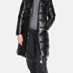 Femme Assuili Doudoune longue noire