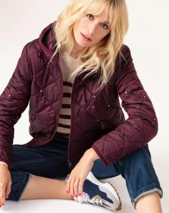 Femme Indies Doudoune Malia prune