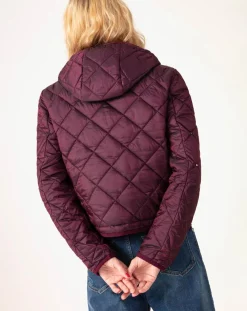 Femme Indies Doudoune Malia prune