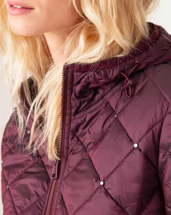 Femme Indies Doudoune Malia prune
