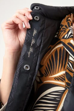 Femme Bleu Blanc Rouge Doudoune Mareva noire