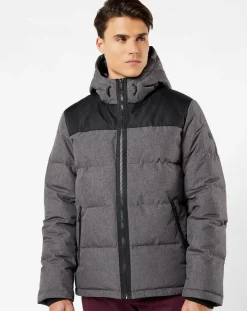 Homme Dockers Doudoune Mix Media Hoody grise