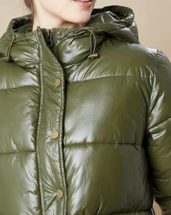 Best Belair Doudoune Poinsetta kaki