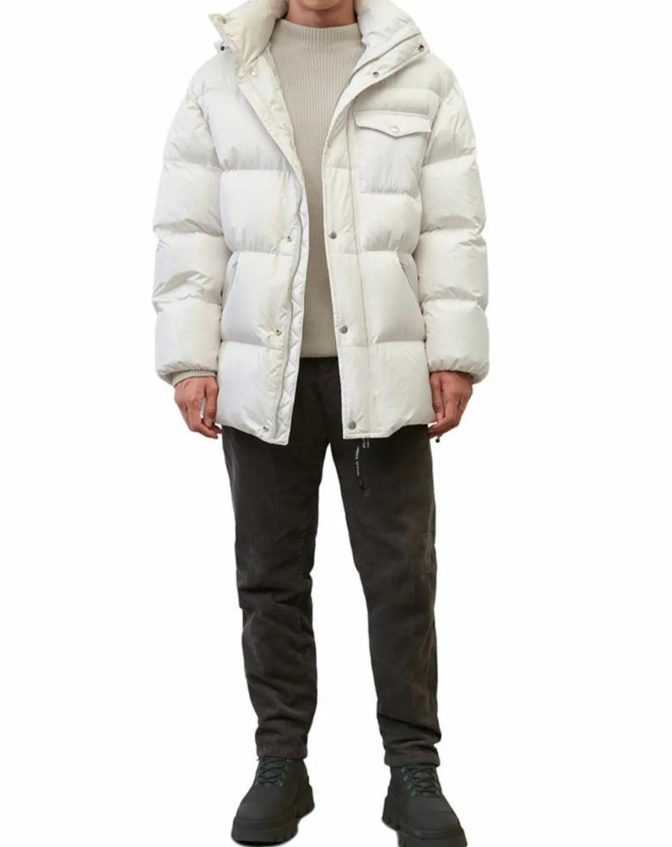 Homme Marc O'Polo Doudoune Puffer Milg blanche