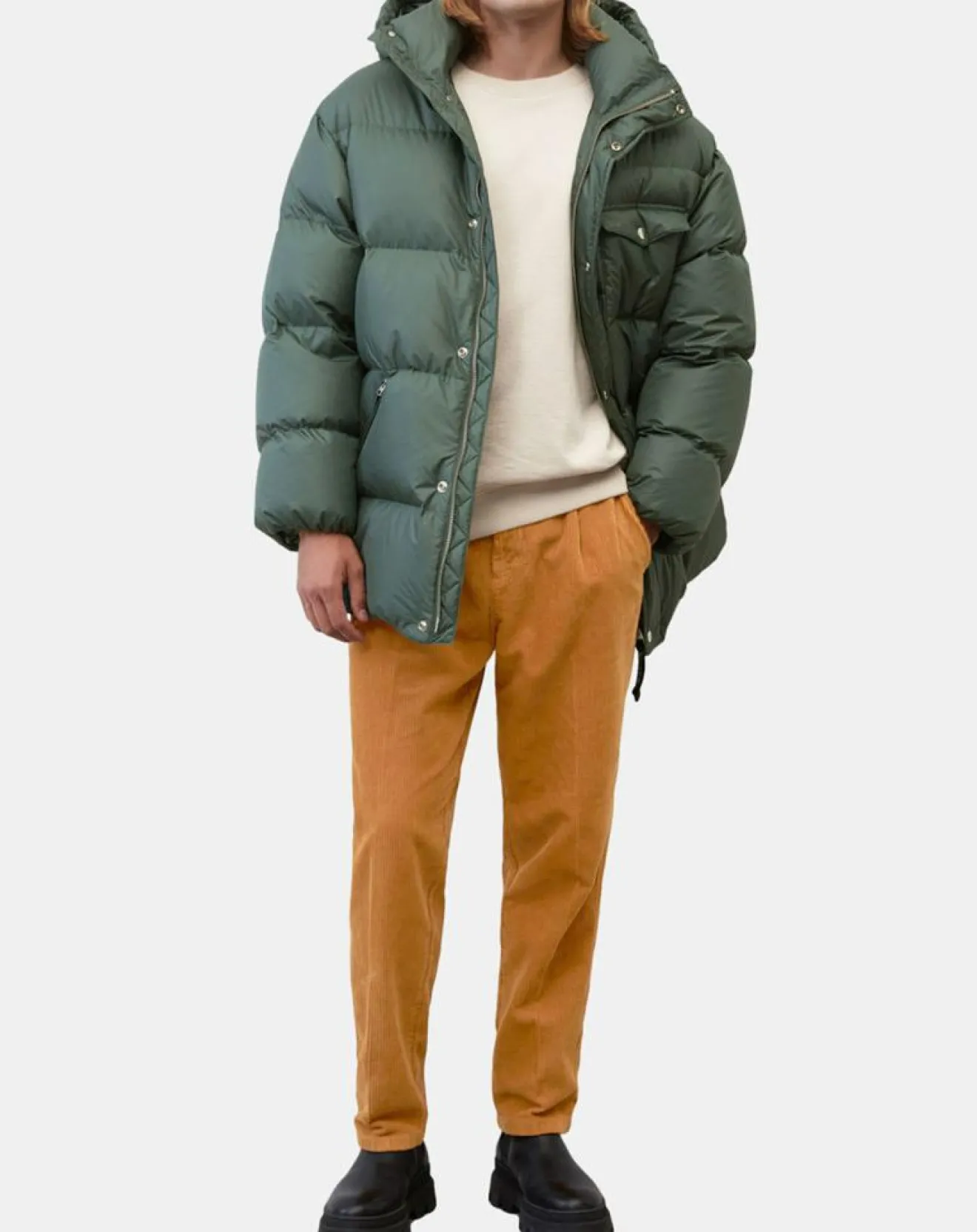 Homme Marc O'Polo Doudoune Puffer Milg verte