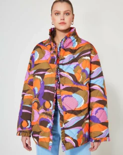 Outlet Manoush Doudoune Purple marron