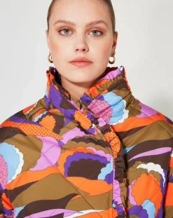 Outlet Manoush Doudoune Purple marron