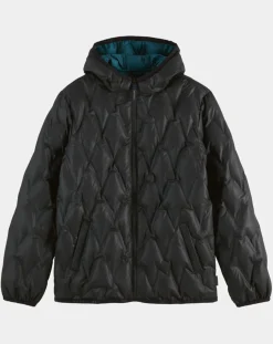 Homme Scotch & Soda Doudoune rembourrage repreve noire