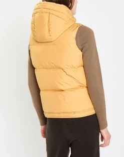 Clearance Marc O'Polo Doudoune sans manches à capuche jaune