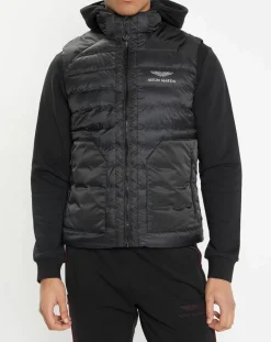 Best Hackett London Doudoune sans manches Aston Martin Racing noire