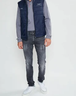 Discount Hackett London Doudoune sans manches Aston Martin Racing bleue