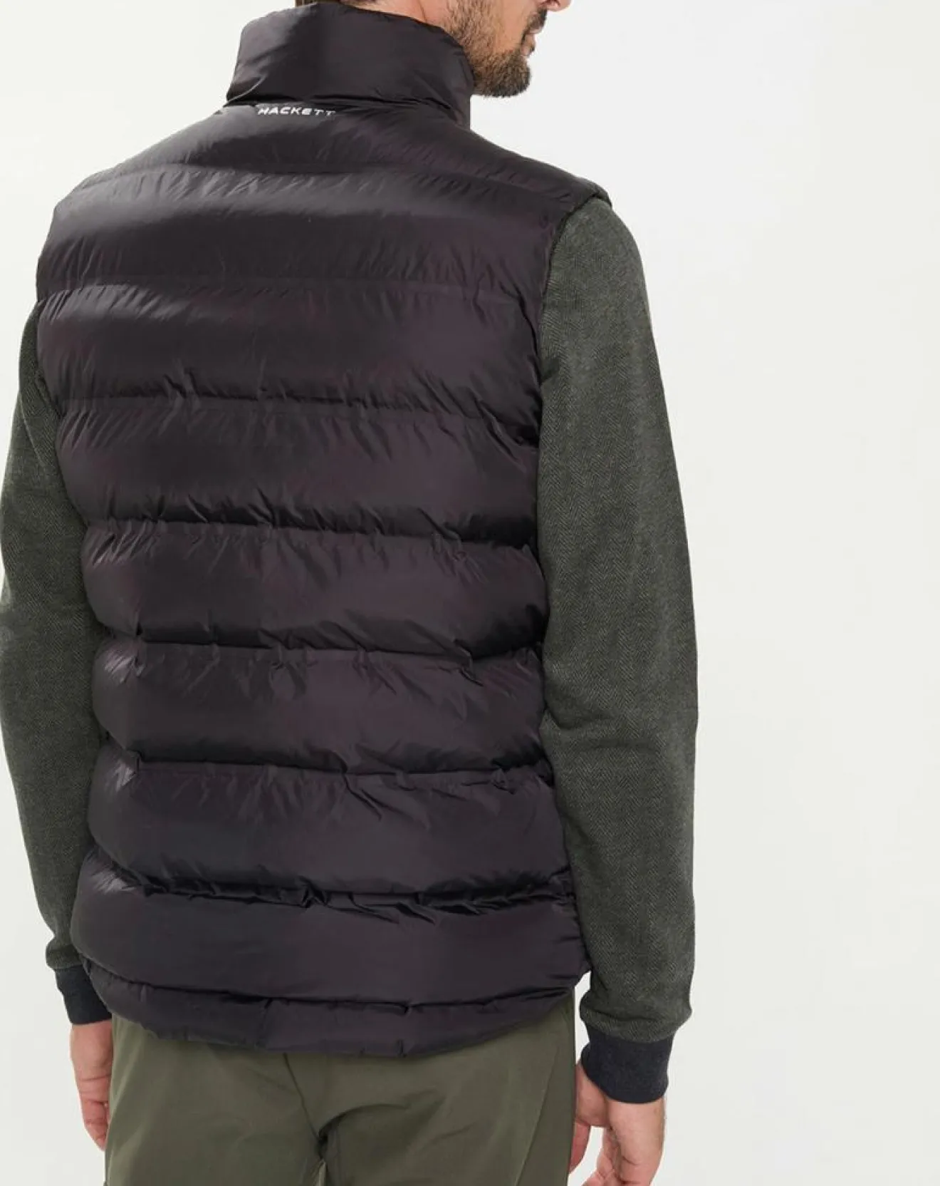 Outlet Hackett London Doudoune sans manches Aston Martin Racing noire