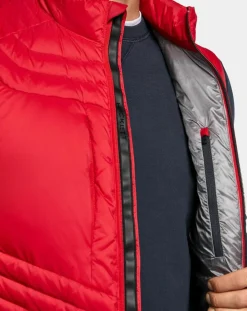 Homme Hackett London Doudoune sans manches Aston Martin Racing rouge/bleu