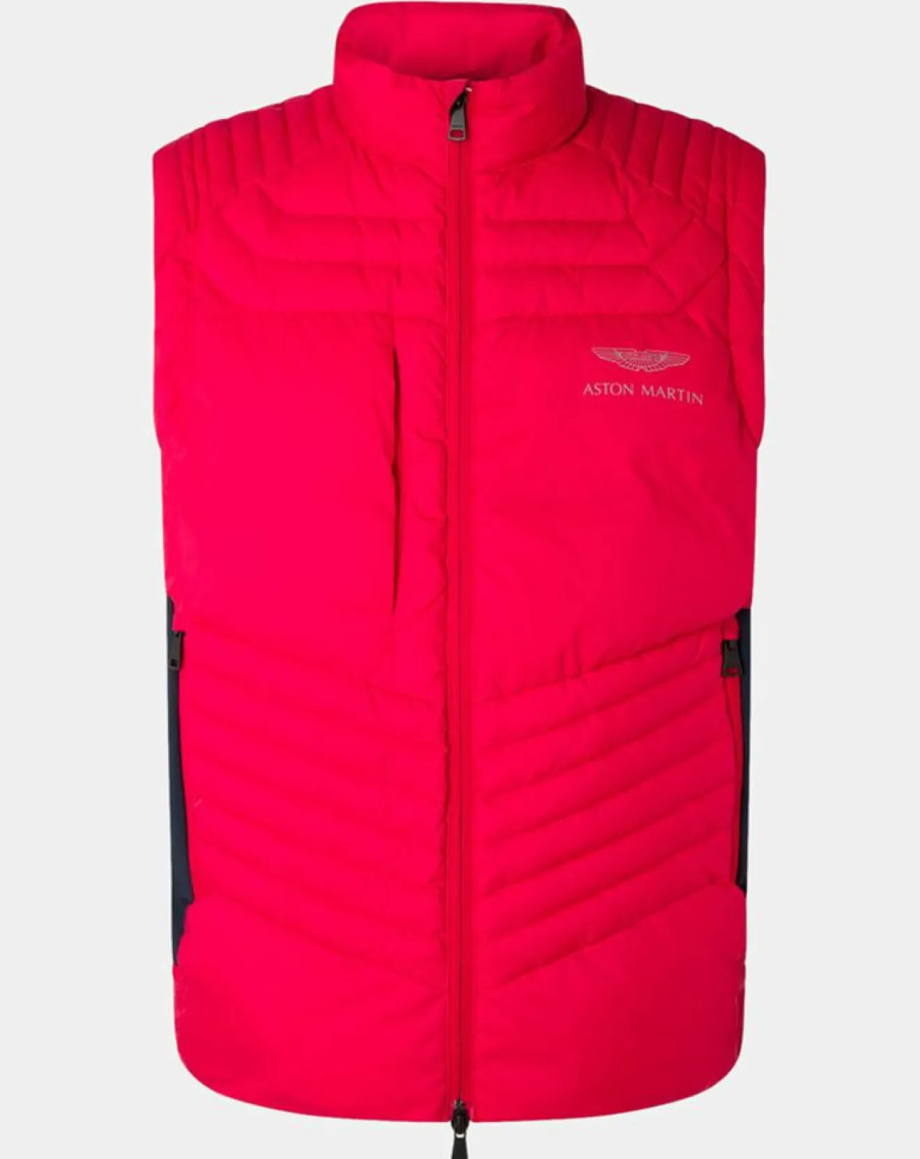 Homme Hackett London Doudoune sans manches Aston Martin Racing rouge/bleu