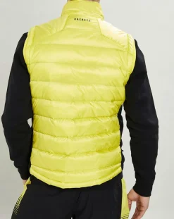 Sale Hackett London Doudoune sans manches Aston Martin Racing jaune clair
