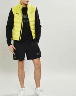 Sale Hackett London Doudoune sans manches Aston Martin Racing jaune clair