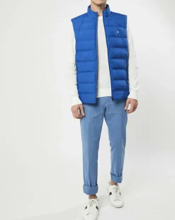 Homme Hackett London Doudoune sans manches bleue