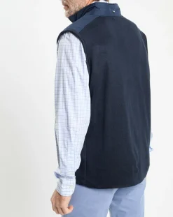 Outlet Hackett London Doudoune sans manches bleue