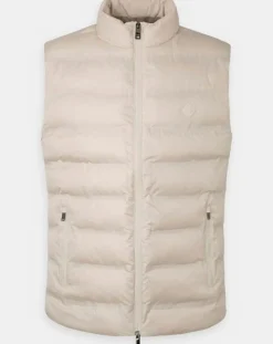 Homme Hackett London Doudoune sans manches écrue