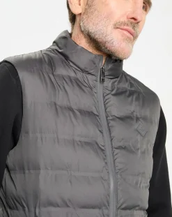 Homme Hackett London Doudoune sans manches gris foncé